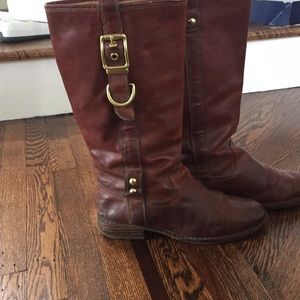 Coach Vintage leather riding boots